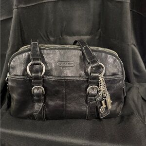 Coach Bonnie Black Leather Handbag